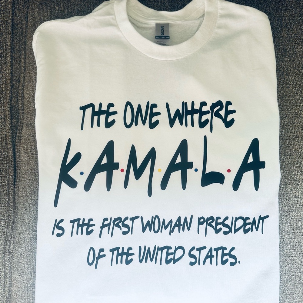 Kamala custom made Tshirts!  ANY SIZE and ready to ship!🌼🌸